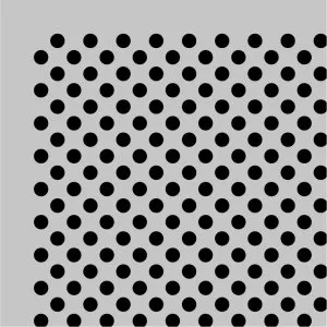 Perforație vektron RD3028, găuri de 3,0 mm în pas diagonal